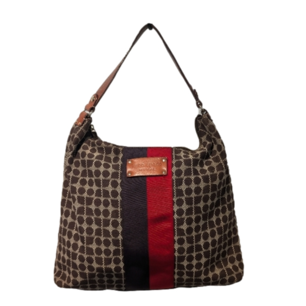 Kate Spade Serena Medium Shoulder Bag Noel Print Vintage Rare